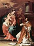 Себастьяно Риччи. Святое семейство и св.Игнатий Лойола. 1704. Париж. Частное собрание